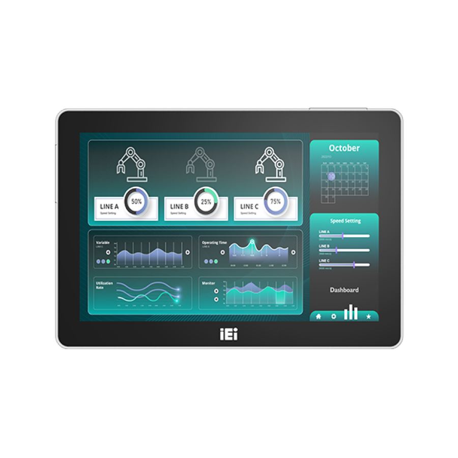 AFL4-W08-EHL 8” Fanless Panel PC with Intel® Celeron® Processor J6412