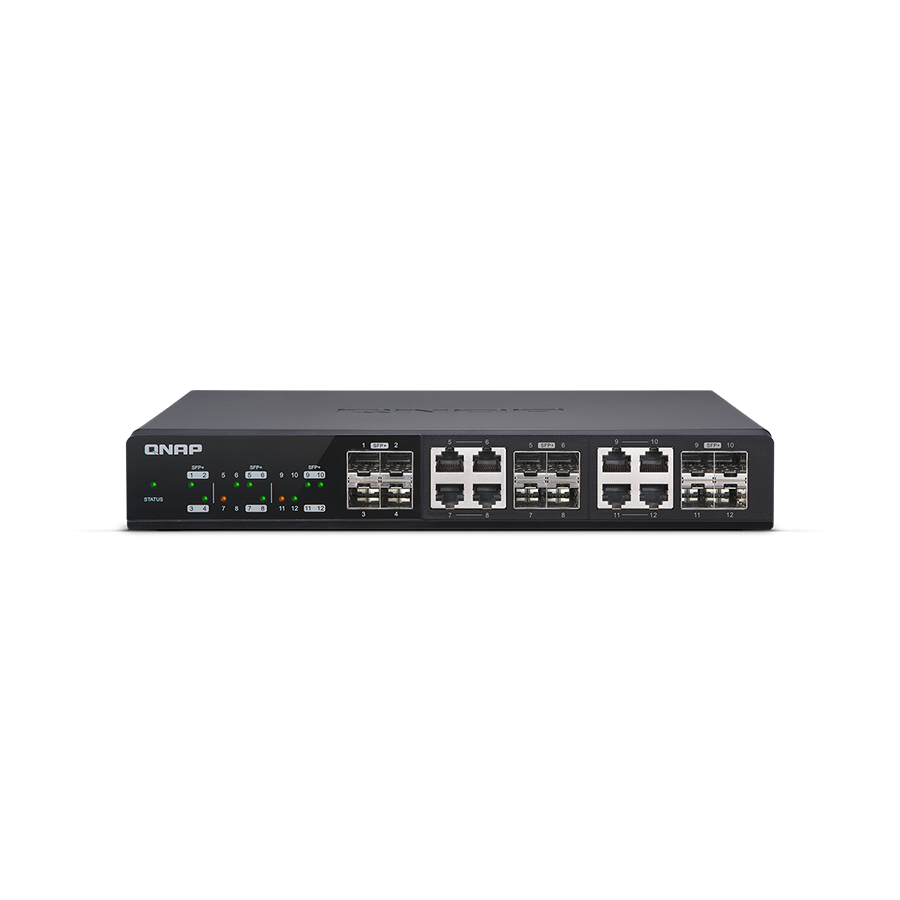 QSW-M1208-8C Upgrade your network with a 10GbE managed switch